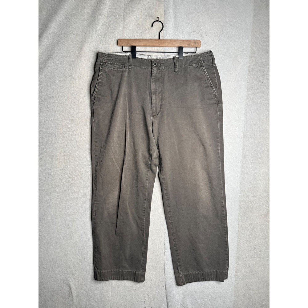 Polo Jeans Co‎ Ralph Lauren Mens Chino Pants Gray Brown 38x29 Cotton Twill